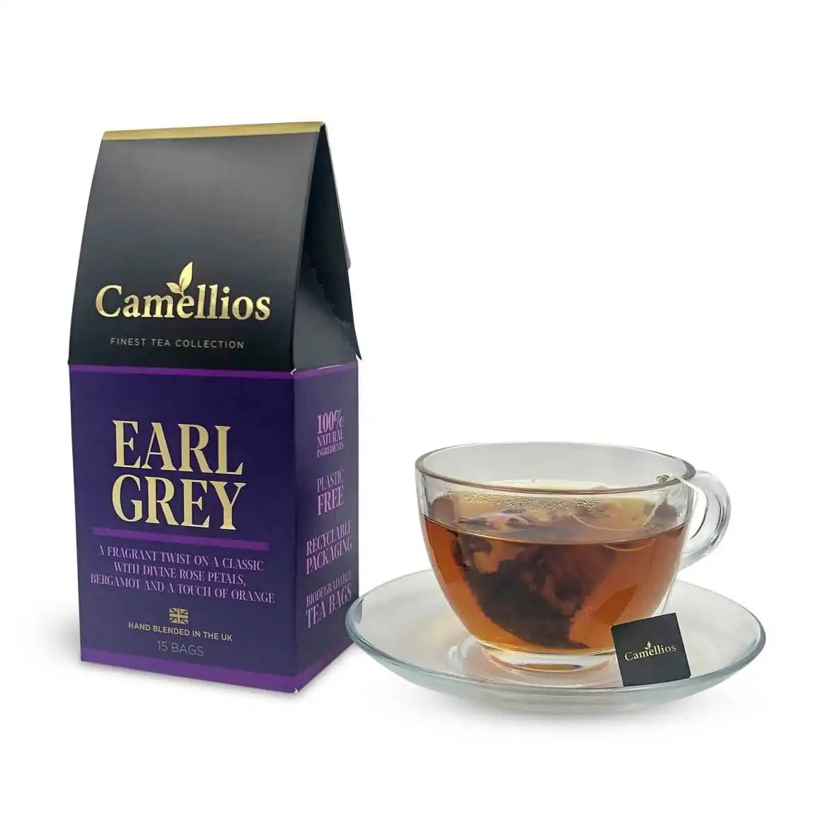 Camellios Tea Gift Box - 3 Classic Tea Blends Food, Beverages & Tobacco > Beverages > Tea & Infusions > Herbal Teas > Herbal Tea Gift Set emmy-jane-boutique.myshopify.com