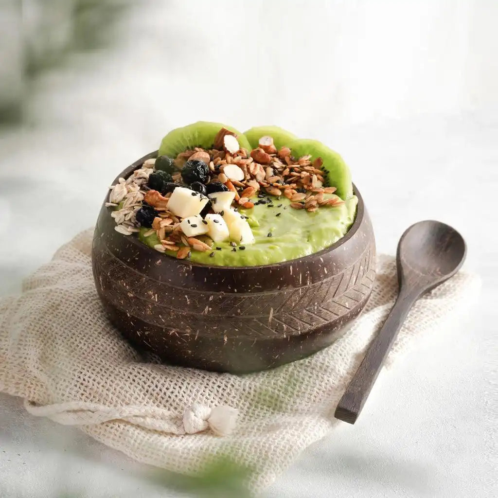 Jungle Culture Eco-friendly Organic Coconut Bowls & Spoons - Set of 4 & Free Bamboo Straws Home & Garden > Kitchen & Dining > Tableware > Dinnerware > Dinnerware Sets > Bowl Sets > Eco-Friendly Coconut Bowls emmy-jane-boutique.myshopify.com