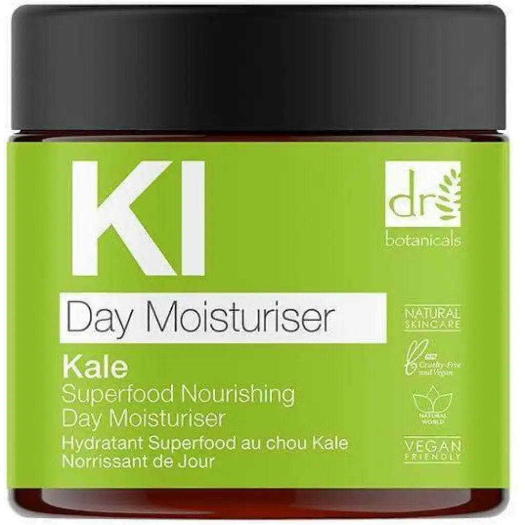 Dr Botanicals Dr Botanicals - Kale Superfood Nourishing Day Moisturiser 60ml Health & Beauty > Personal Care > Cosmetics > Skin Care > Lotion & Moisturize > Organic Moisturisers > Cruelty-free moisturisers > Natural Moisturiser > Vegan Moisturiser > Dr Botanicals Moisturiser > Kale Superfood Nourishing Day Moisturiser emmy-jane-boutique.myshopify.com