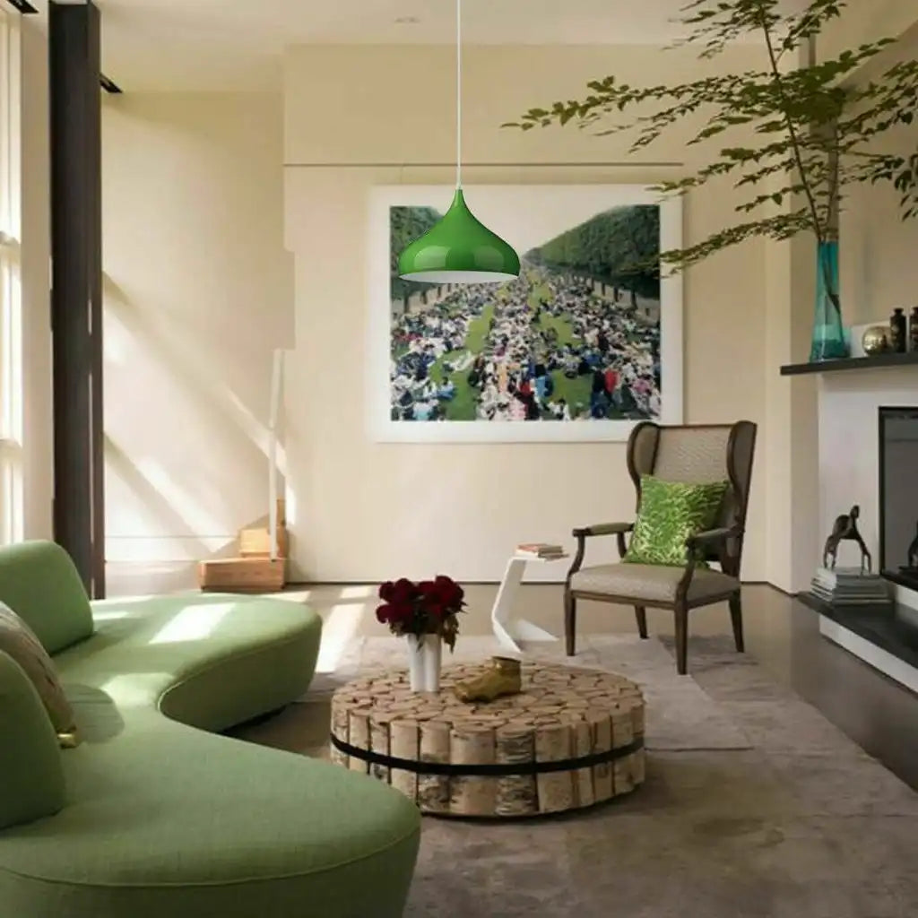 LEDSone Modern Green Vintage Pendant Lamp Shade Industrial Hanging Ceiling Lighting Home & Garden > Lighting > Lighting Fixtures > Ceiling Light Fixtures > Ceiling Pendant Light > Green Metal Ceiling Light emmy-jane-boutique.myshopify.com