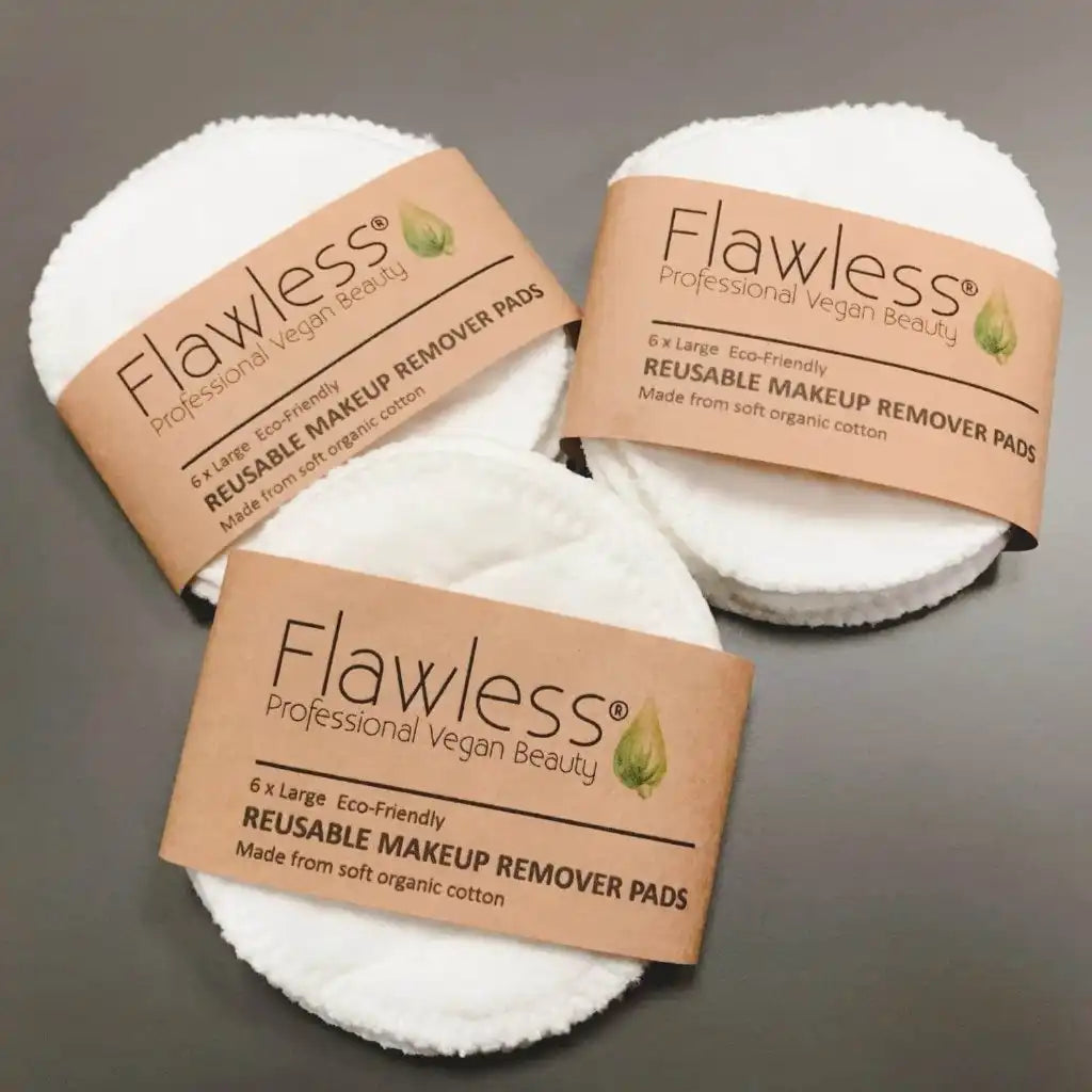 Flawless Reusable Organic Makeup Remover Pads x 6 - Flawless Health & Beauty > Personal Care > Cosmetics > Skin Care > Makeup Removers > Reusable Organic Makeup Remover Pads x 6 emmy-jane-boutique.myshopify.com