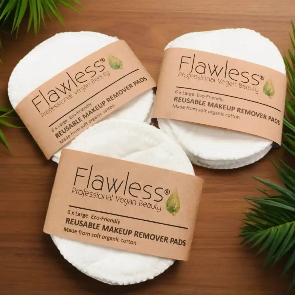 Flawless Reusable Organic Makeup Remover Pads x 6 - Flawless Health & Beauty > Personal Care > Cosmetics > Skin Care > Makeup Removers > Reusable Organic Makeup Remover Pads x 6 emmy-jane-boutique.myshopify.com