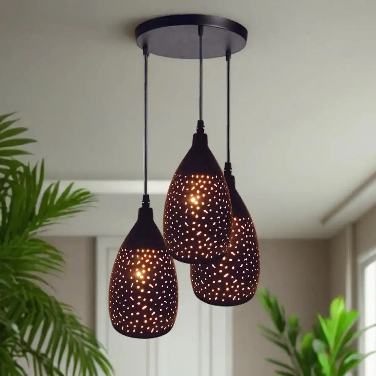 LEDSone Modern Design Ceiling 3 Pendant Shade Light Set Home & Garden > Lighting > Lighting Fixtures > Ceiling Light Fixtures > 3 Ceiling lamp Pendant Cluster Light emmy-jane-boutique.myshopify.com