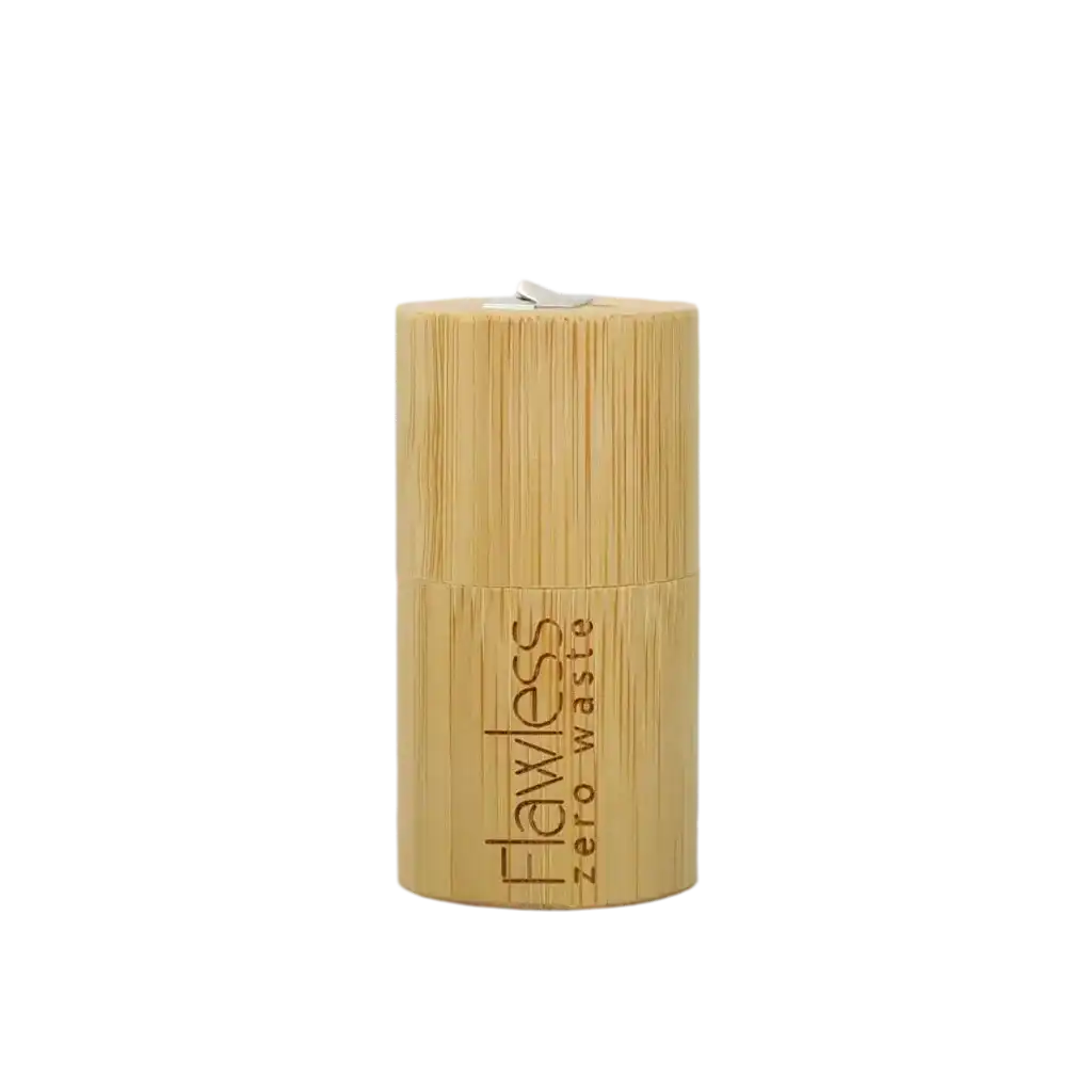 Flawless Compostable Dental Floss with Bamboo Dispenser - Peppermint Health & Beauty > Personal Care > Oral Care > Dental Floss > Eco-Friendly Dental Floss > Plastic-Free Dental Floss >Compostable Dental Floss with Bamboo Dispenser - Peppermint emmy-jane-boutique.myshopify.com