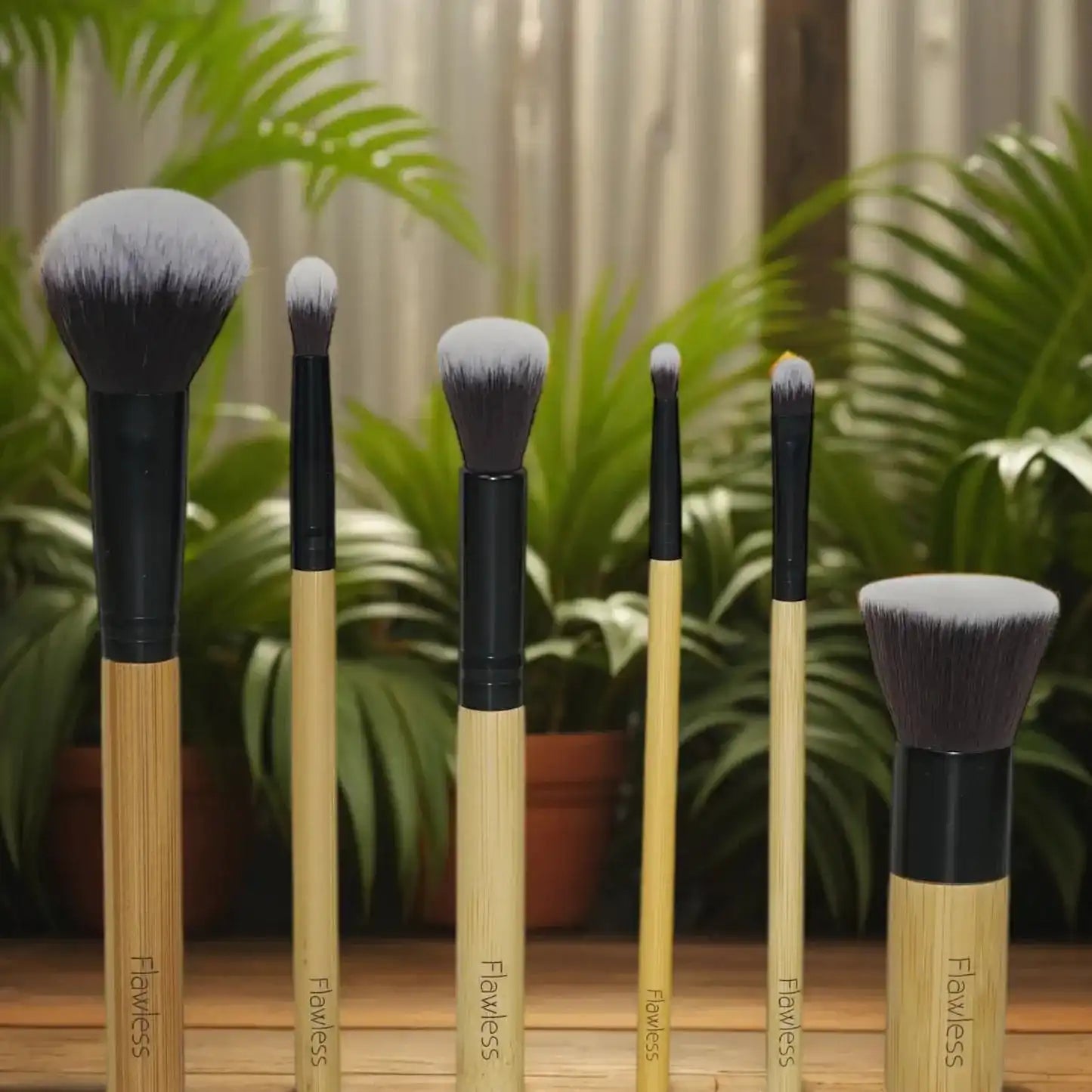 Flawless Dewy Skin Bamboo Brush Set - Make Up Brushes Health & Beauty > Personal Care > Cosmetics > Cosmetic Tools > Makeup Tools > Makeup Brushes > Bamboo Makeup brush Set emmy-jane-boutique.myshopify.com