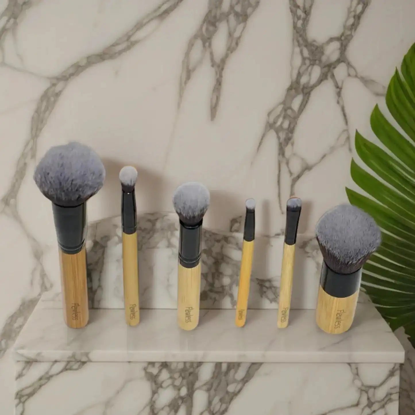 Flawless Dewy Skin Bamboo Brush Set - Make Up Brushes Health & Beauty > Personal Care > Cosmetics > Cosmetic Tools > Makeup Tools > Makeup Brushes > Bamboo Makeup brush Set emmy-jane-boutique.myshopify.com