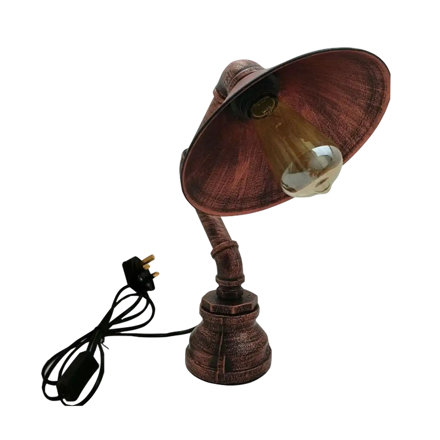 LEDSone Retro Industrial Steampunk Pipe Bedside Plug in Table Lamp Home & Garden > Lighting > Lamps > Retro Industrial Lamps > Steampunk Pipe Lamp > Bedside Plug in Table Lamp emmy-jane-boutique.myshopify.com