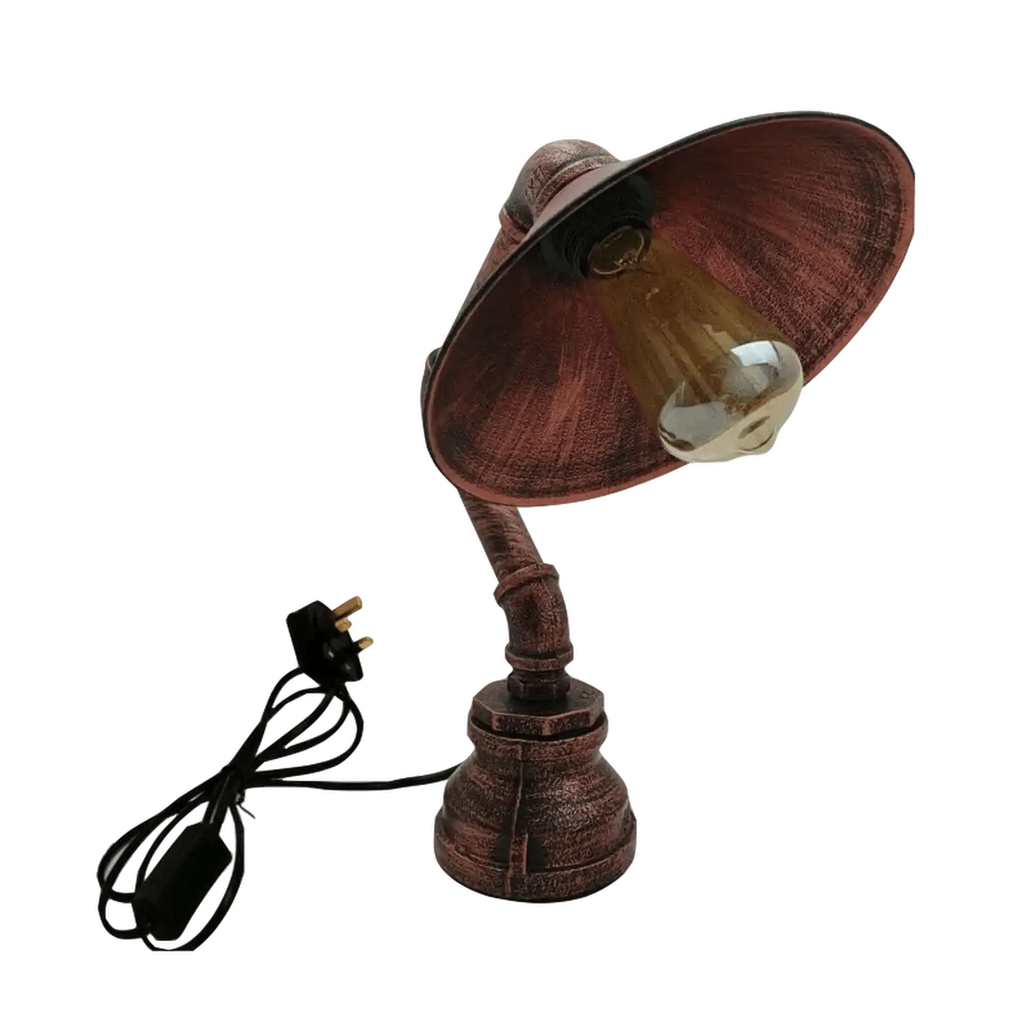 LEDSone Retro Industrial Steampunk Pipe Bedside Plug in Table Lamp Home & Garden > Lighting > Lamps > Retro Industrial Lamps > Steampunk Pipe Lamp > Bedside Plug in Table Lamp emmy-jane-boutique.myshopify.com