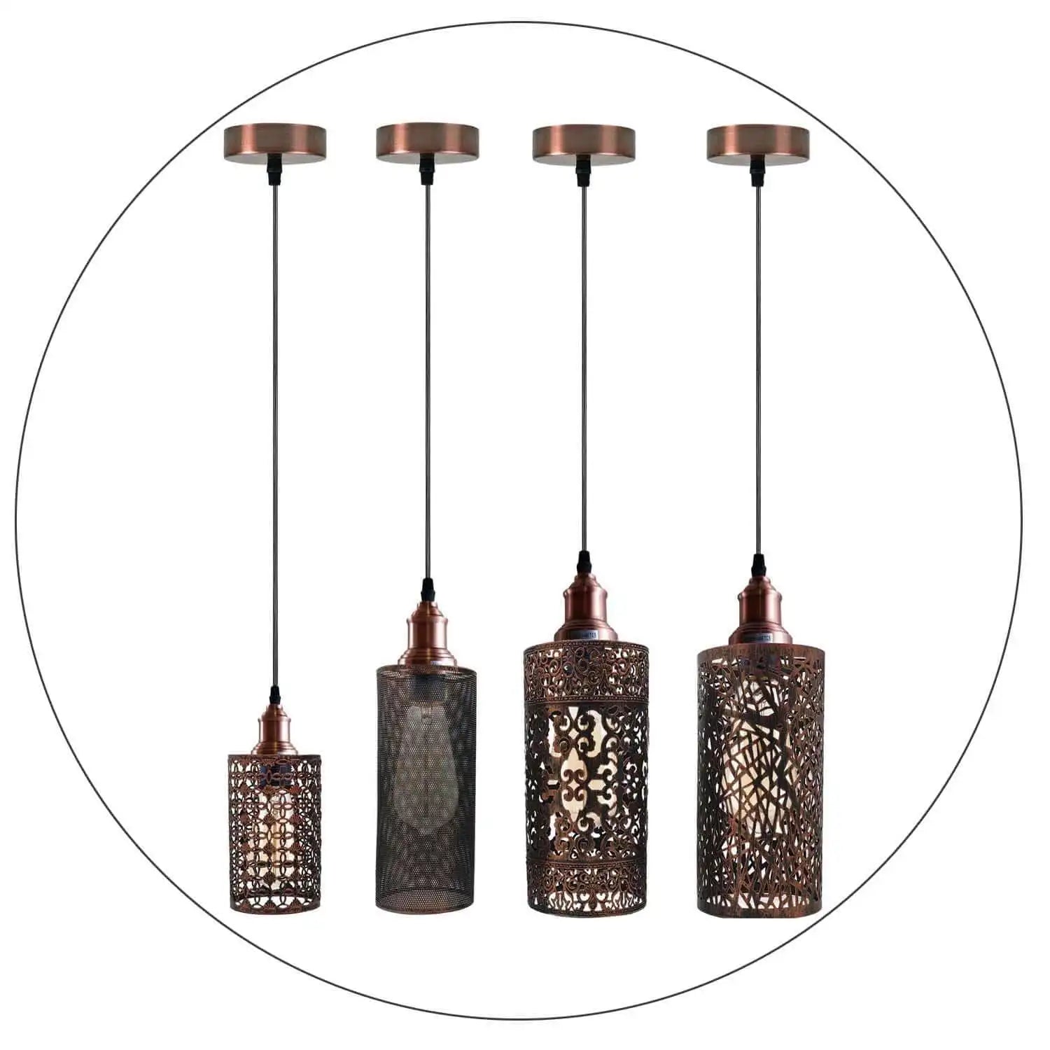 LEDSone Modern Metal Cage Pendant Light with Adjustable Cable Home & Garden > Lighting > Lighting Fixtures > Ceiling Light Fixtures > Ceiling Lights > Metal Ceiling Lights > Pendant Lights emmy-jane-boutique.myshopify.com