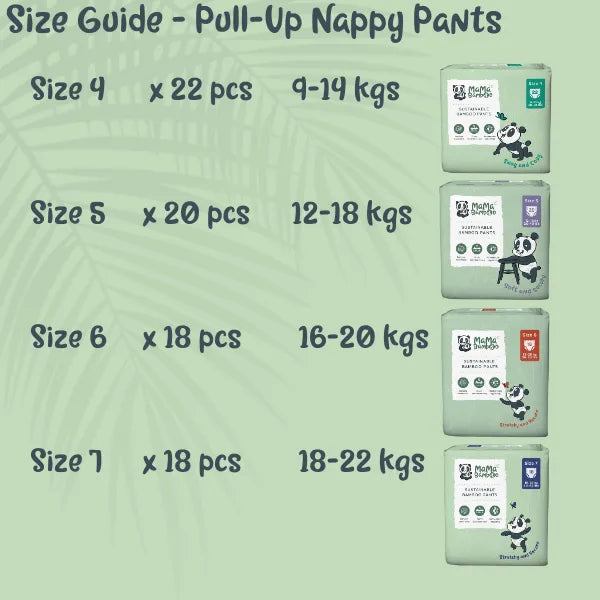Mama Bamboo Mama Bamboo Sustainable Pull-Up Nappy Pants DS Baby & Toddler > Diapering > Nappies > Eco-Friendly Nappies > Biodegradable Nappies > Mama Bamboo Sustainable Pull-Up Nappy Pants emmy-jane-boutique.myshopify.com