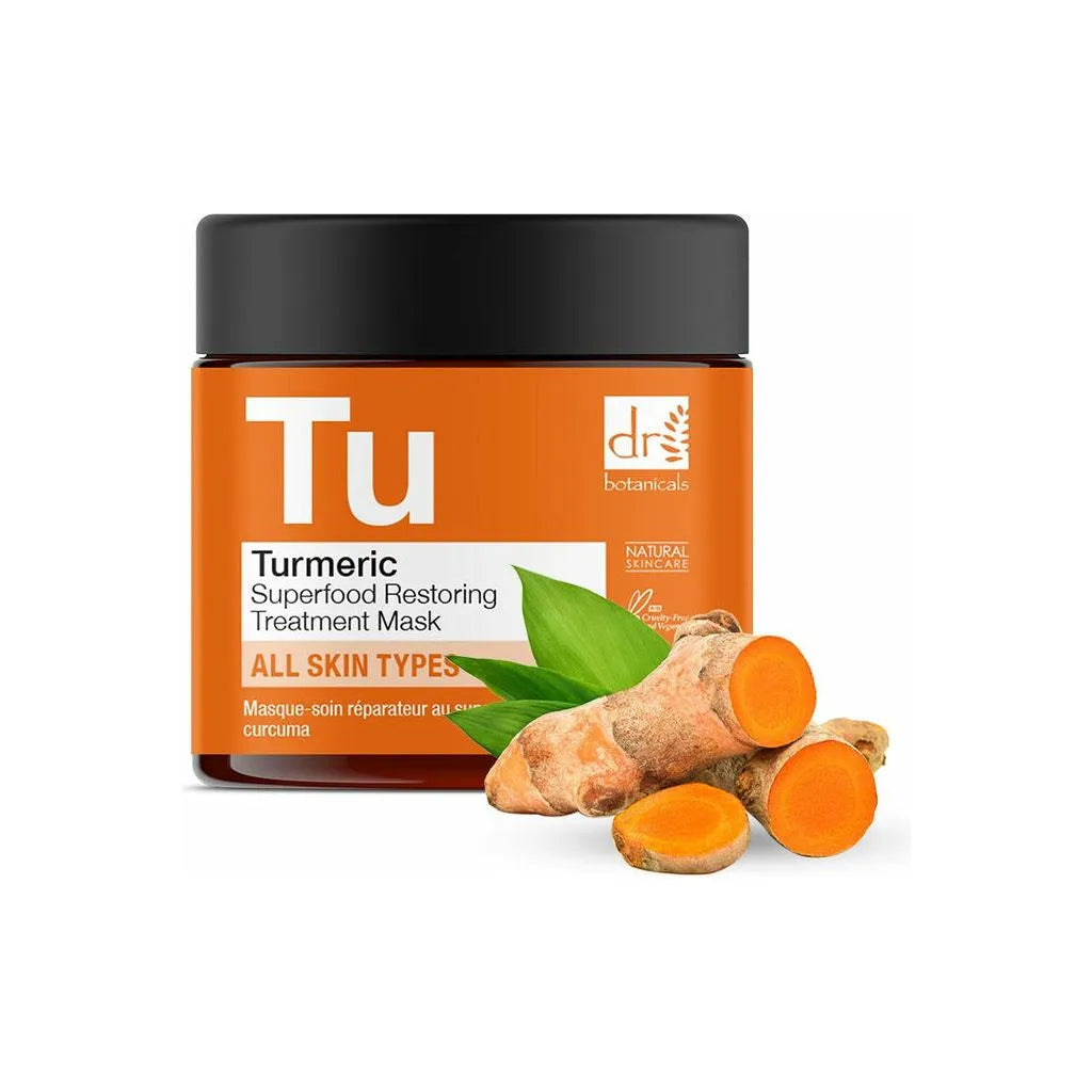 Dr Botanicals Dr Botanicals - Apothecary - Turmeric Superfood Restoring Treatment Mask - 60ml Health & Beauty > Personal Care > Cosmetics > Skin Care > Skin Care Masks & Peels > Natural Face Masks > Turmeric Superfood Restoring Treatment Mask emmy-jane-boutique.myshopify.com
