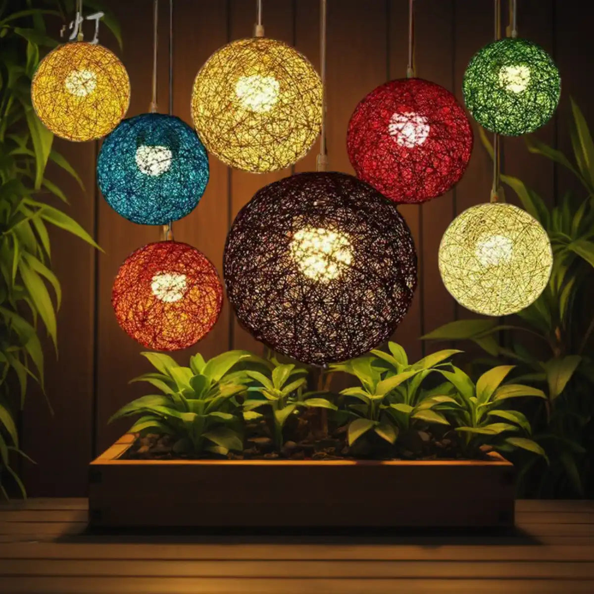 LEDSone Modern Wicker Rattan Lampshade - Ceiling Pendant Lamp Home & Garden > Lighting > Lighting Fixtures > Ceiling Light Fixtures emmy-jane-boutique.myshopify.com