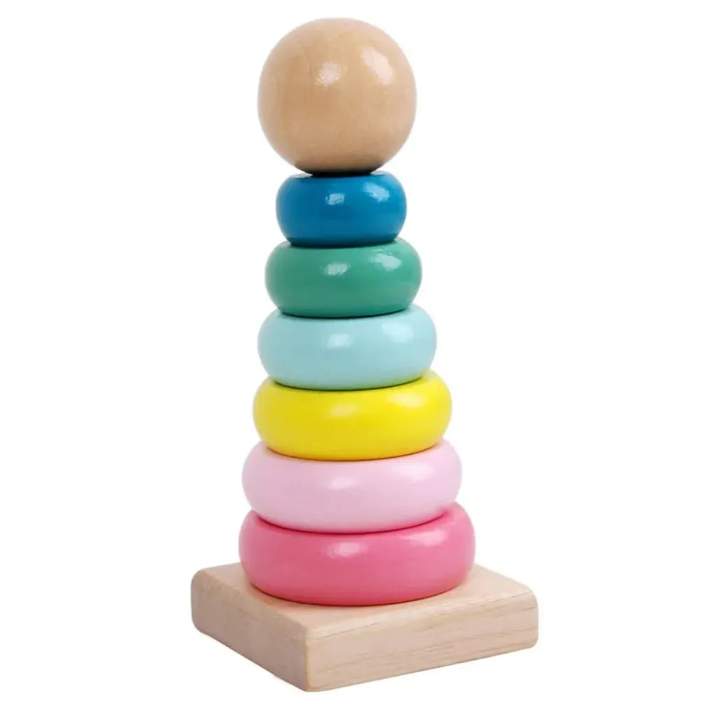 Emmy Jane Wooden Toys For Toddlers - Rainbow Stack Tower Worm Puzzles Baby & Toddler > Baby Toys & Activity Equipment > Baby Activity Toys > Wooden Toys For Toddlers > Rainbow Stack Towers and Worm Puzzles emmy-jane-boutique.myshopify.com