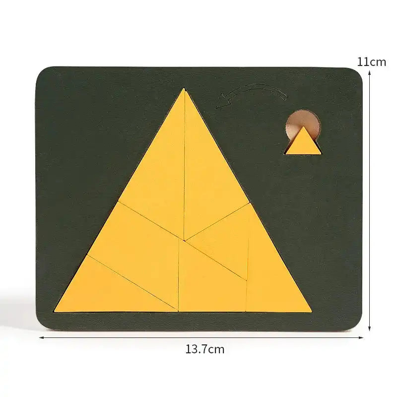 Emmy Jane Wooden Puzzles - Educational Math Tangram Game Toys & Games > Puzzles > Wooden & Pegged Puzzles emmy-jane-boutique.myshopify.com