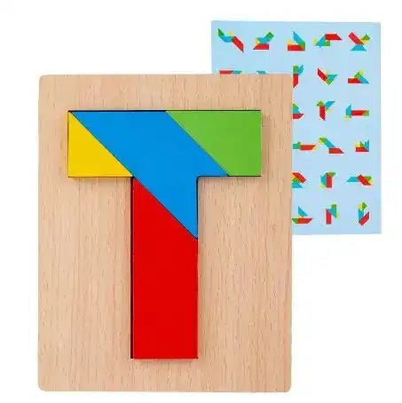 Emmy Jane Wooden Puzzles - Educational Math Tangram Game Toys & Games > Puzzles > Wooden & Pegged Puzzles emmy-jane-boutique.myshopify.com