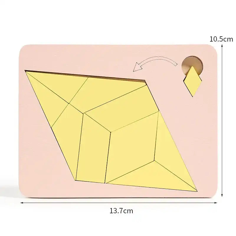 Emmy Jane Wooden Puzzles - Educational Math Tangram Game Toys & Games > Puzzles > Wooden & Pegged Puzzles emmy-jane-boutique.myshopify.com