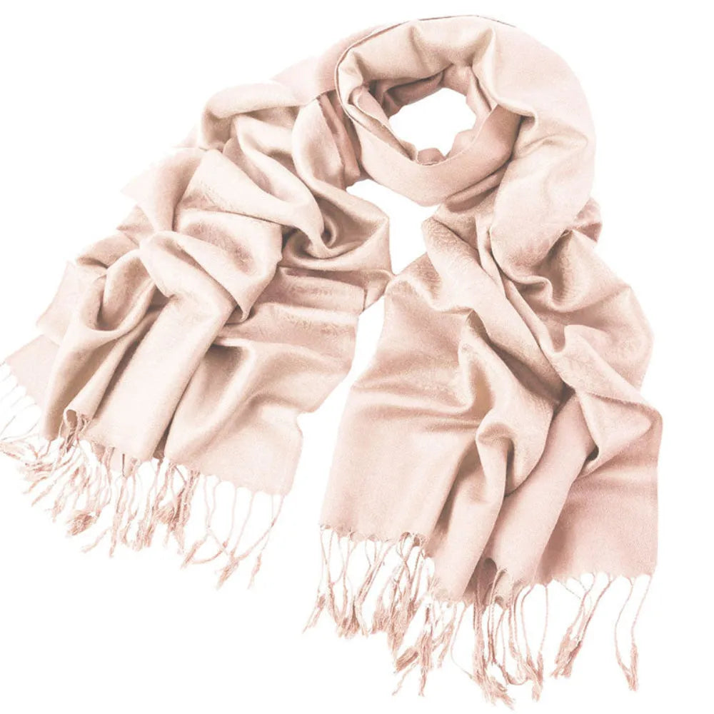 Signare Tapestry Cream Pashmina Scarf Large Wrap Soft Cover Up Clothing & Accessories > Clothing Accessories > Scarves & Snoods > Shawls > Pashminas > Cream Pashminas emmy-jane-boutique.myshopify.com