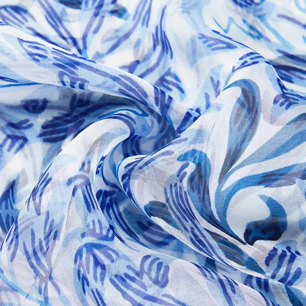 Signare Tapestry William Morris Willow Bough - 100% Pure Silk Scarf Art Scarf emmy-jane-boutique.myshopify.com