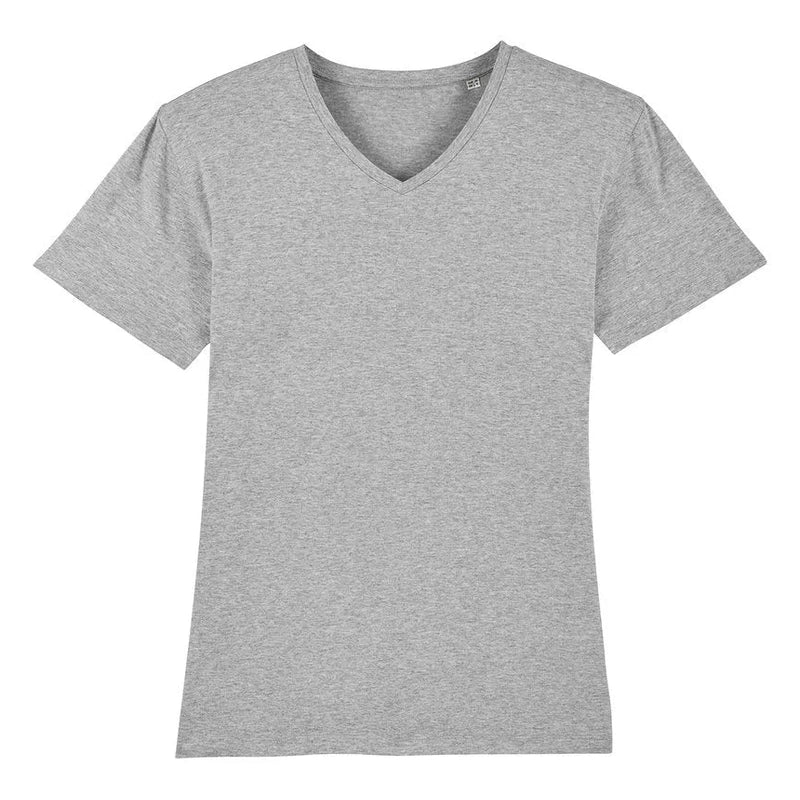 Grey t-shirt on a white background