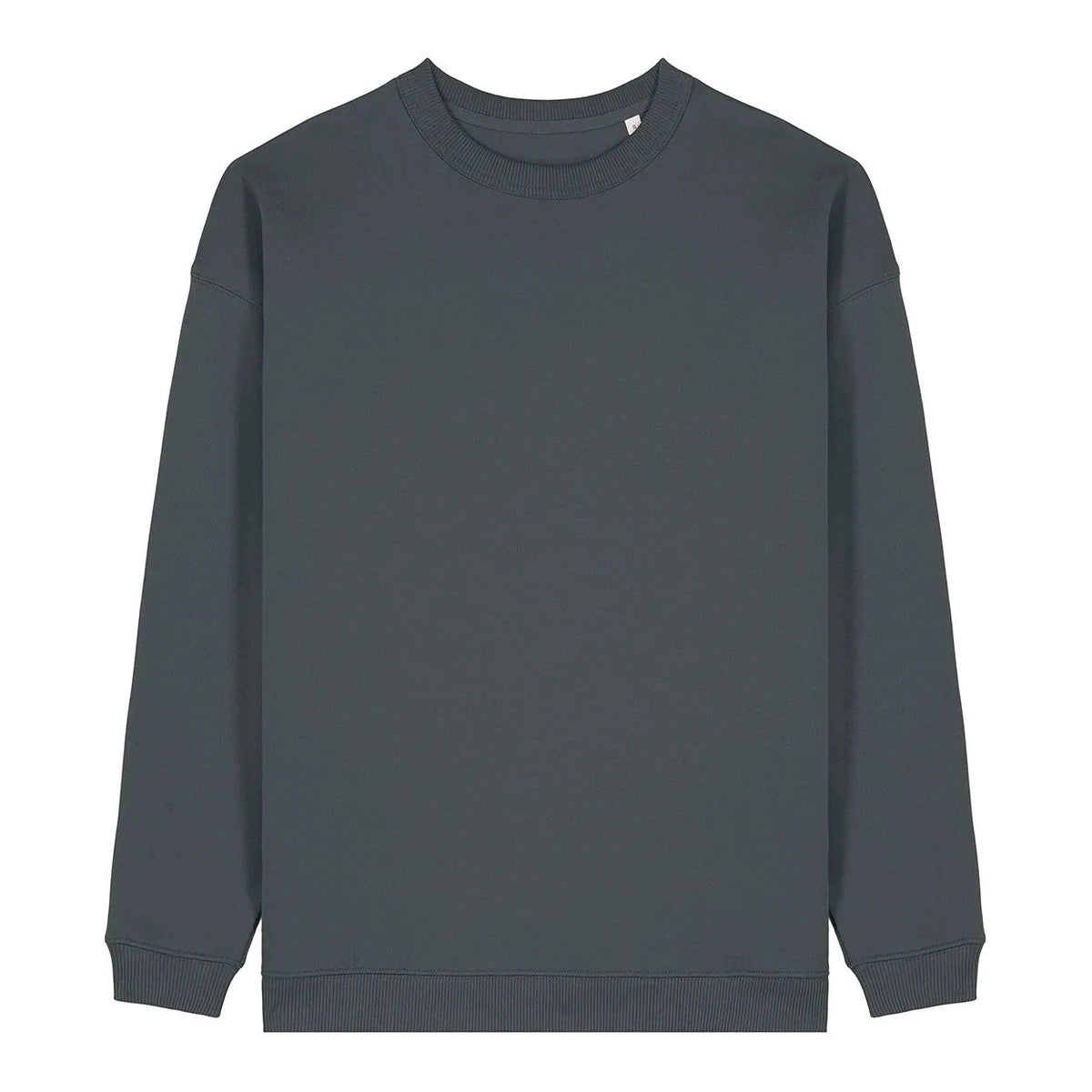 Dark grey sweatshirt on a white background