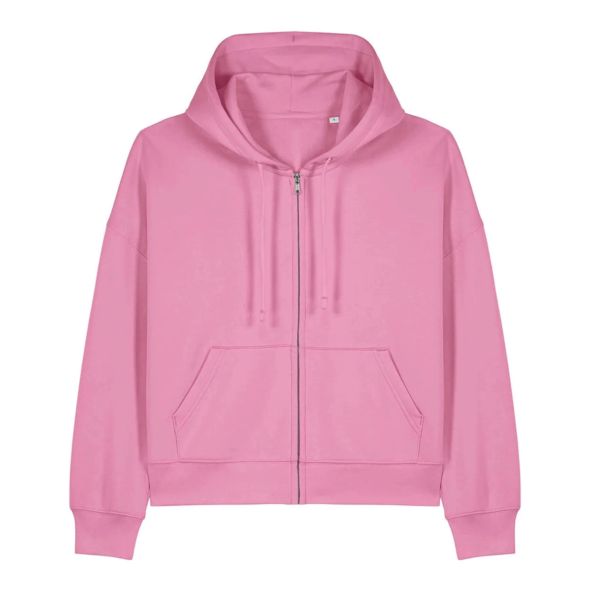 Pink hoodie on a white background