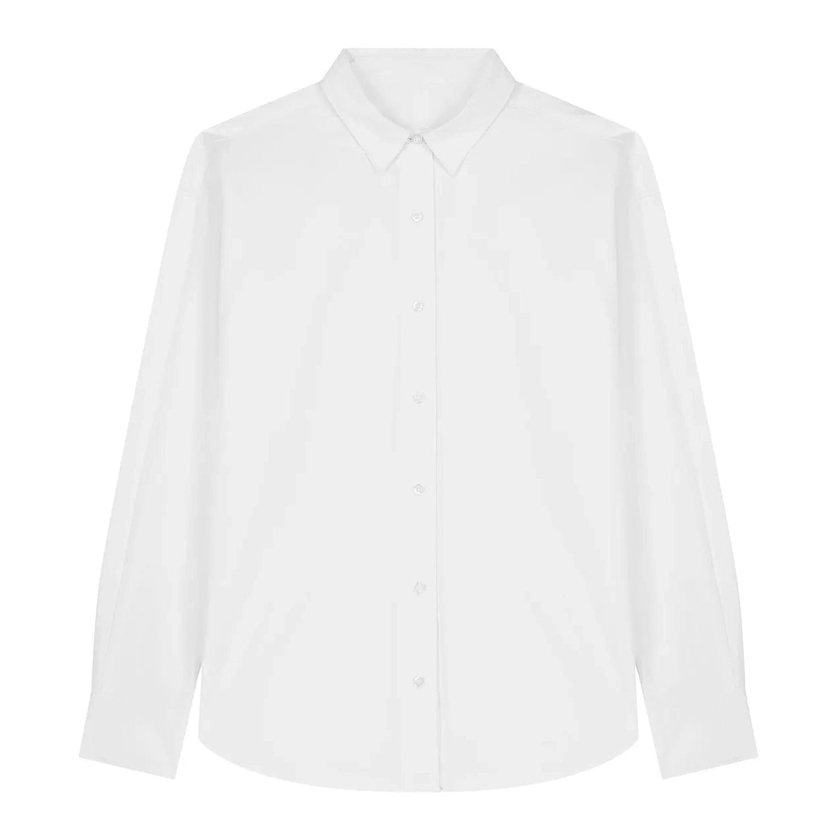 White shirt on a white background