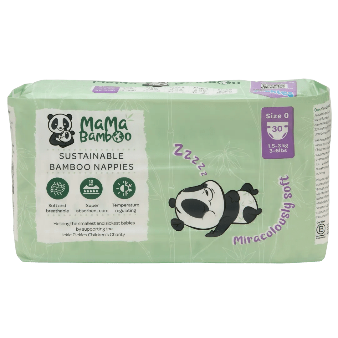 Mama Bamboo Biodegradable Nappies Mama Bamboo Sustainable Nappies DS Baby & Toddler > Diapering > Nappies > Eco-Friendly Nappies > Biodegradable Nappies > Mama Bamboo Sustainable Napies emmy-jane-boutique.myshopify.com