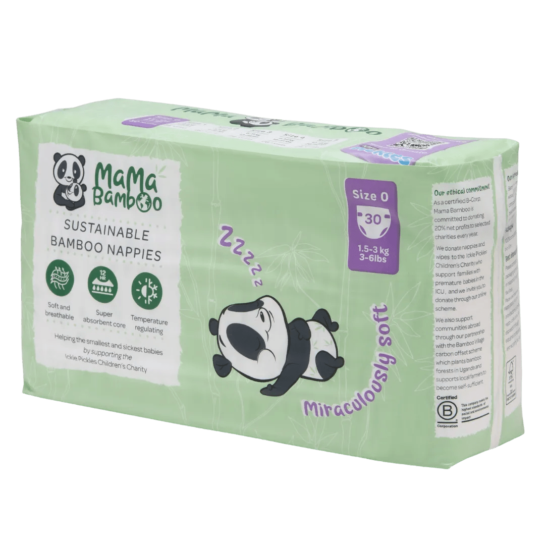 Mama Bamboo Biodegradable Nappies Mama Bamboo Sustainable Nappies DS Baby & Toddler > Diapering > Nappies > Eco-Friendly Nappies > Biodegradable Nappies > Mama Bamboo Sustainable Napies emmy-jane-boutique.myshopify.com