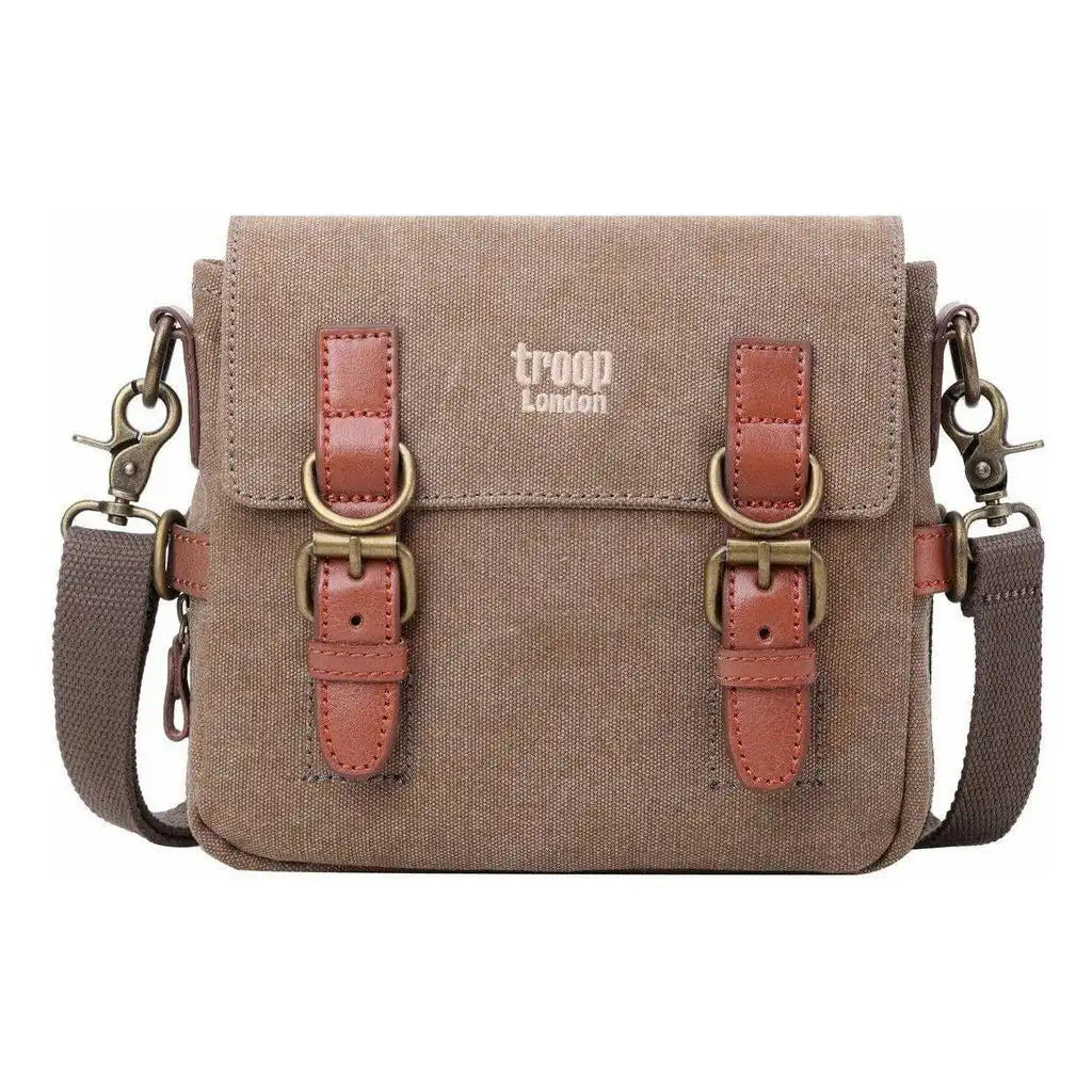 Troop London Canvas Across Body Bag - Troop London Classic - Small Travel Bag Apparel & Accessories > Handbags, Wallets & Cases > Handbags > Crossbody Bags > Troop London Bags > Canvas Across Body Bags emmy-jane-boutique.myshopify.com