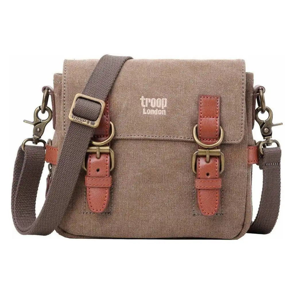 Troop London Canvas Across Body Bag - Troop London Classic - Small Travel Bag Apparel & Accessories > Handbags, Wallets & Cases > Handbags > Crossbody Bags > Troop London Bags > Canvas Across Body Bags emmy-jane-boutique.myshopify.com
