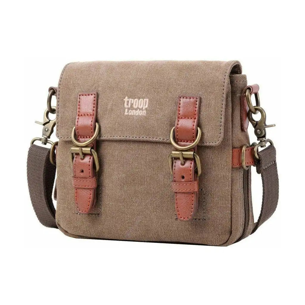 Troop London Canvas Across Body Bag - Troop London Classic - Small Travel Bag Apparel & Accessories > Handbags, Wallets & Cases > Handbags > Crossbody Bags > Troop London Bags > Canvas Across Body Bags emmy-jane-boutique.myshopify.com