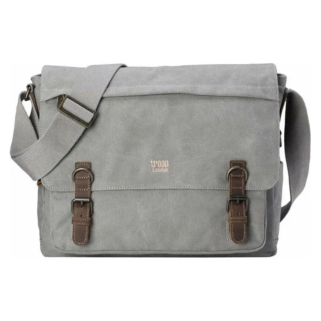 Troop London Troop London - Classic - Canvas Laptop Messenger Bag - Available in 5 Great Colours 3032 - Apparel & Accessories > Handbags, Wallets & Cases > Handbags > Crossbody Bags > Messenger Bags emmy-jane-boutique.myshopify.com