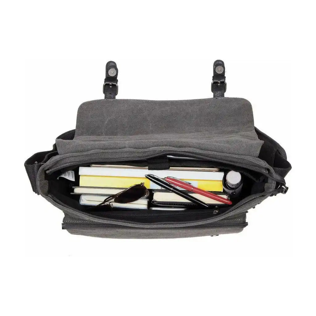 Troop London Troop London - Classic - Canvas Laptop Messenger Bag - Available in 5 Great Colours 3032 - Apparel & Accessories > Handbags, Wallets & Cases > Handbags > Crossbody Bags > Messenger Bags emmy-jane-boutique.myshopify.com