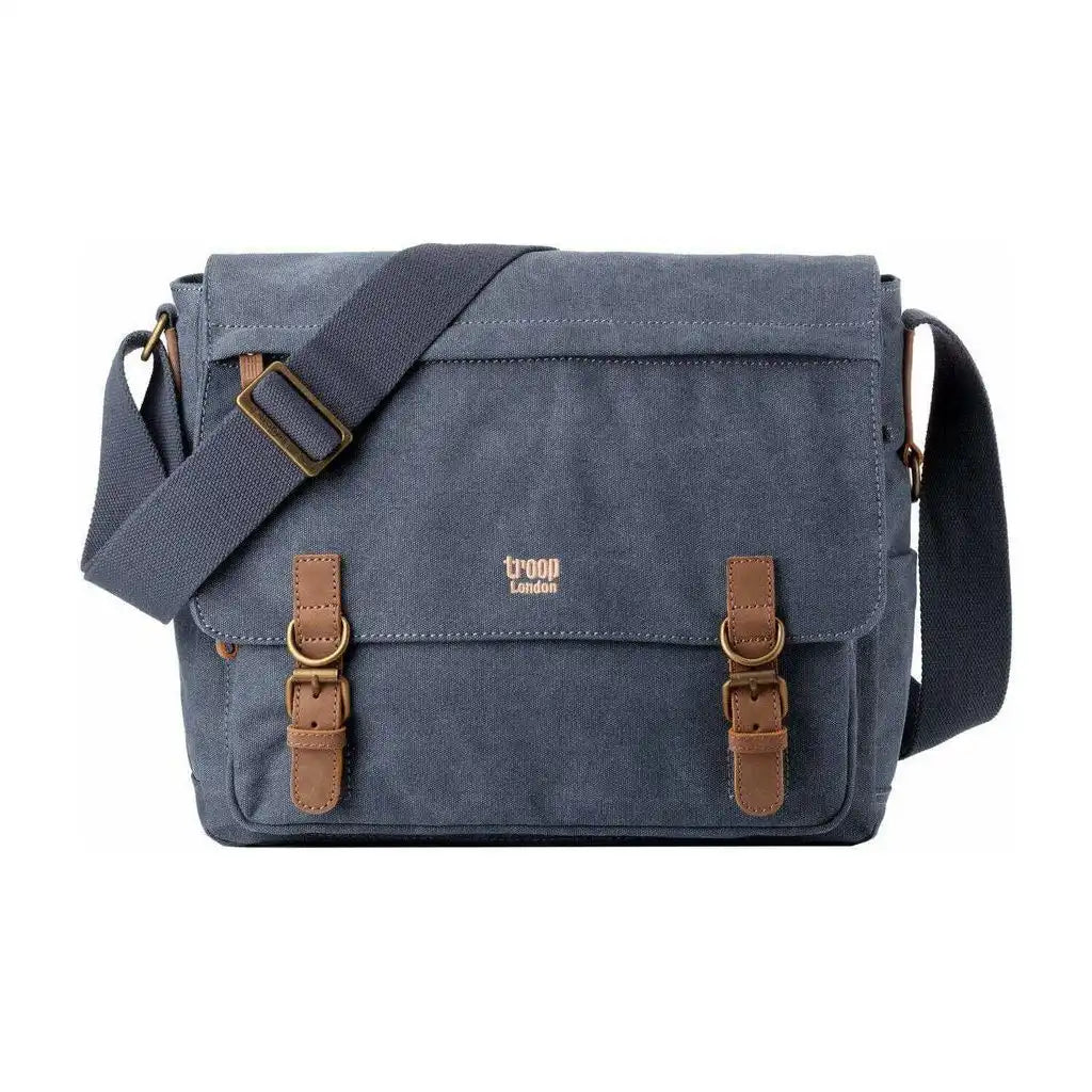 Troop London Troop London - Classic - Canvas Laptop Messenger Bag - Available in 5 Great Colours 3032 - Apparel & Accessories > Handbags, Wallets & Cases > Handbags > Crossbody Bags > Messenger Bags emmy-jane-boutique.myshopify.com