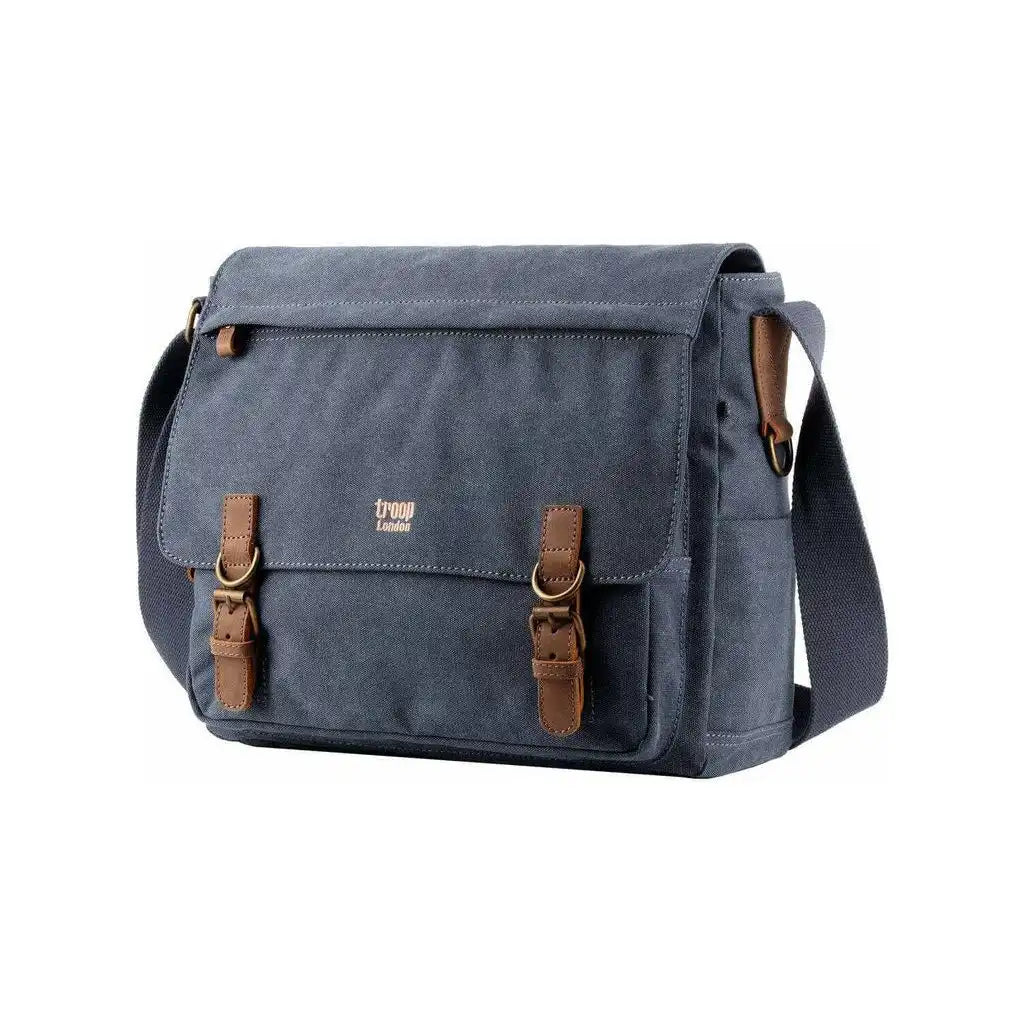 Troop London Troop London - Classic - Canvas Laptop Messenger Bag - Available in 5 Great Colours 3032 - Apparel & Accessories > Handbags, Wallets & Cases > Handbags > Crossbody Bags > Messenger Bags emmy-jane-boutique.myshopify.com