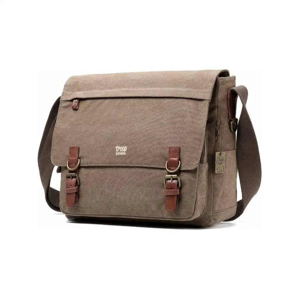 Troop London Troop London - Classic - Canvas Laptop Messenger Bag - Available in 5 Great Colours 3032 - Apparel & Accessories > Handbags, Wallets & Cases > Handbags > Crossbody Bags > Messenger Bags emmy-jane-boutique.myshopify.com