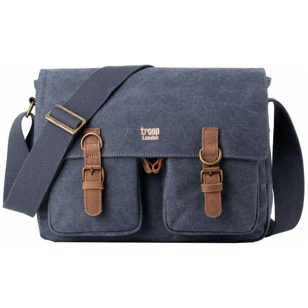 Troop London Troop London - Classic - Canvas Messenger Bag - 5 Colours Luggage & Bags > Messenger Bags > Canvas Crossbody Bags > Across body Bag > Troop London Bags > Troop London Classic Cross Body Bag emmy-jane-boutique.myshopify.com