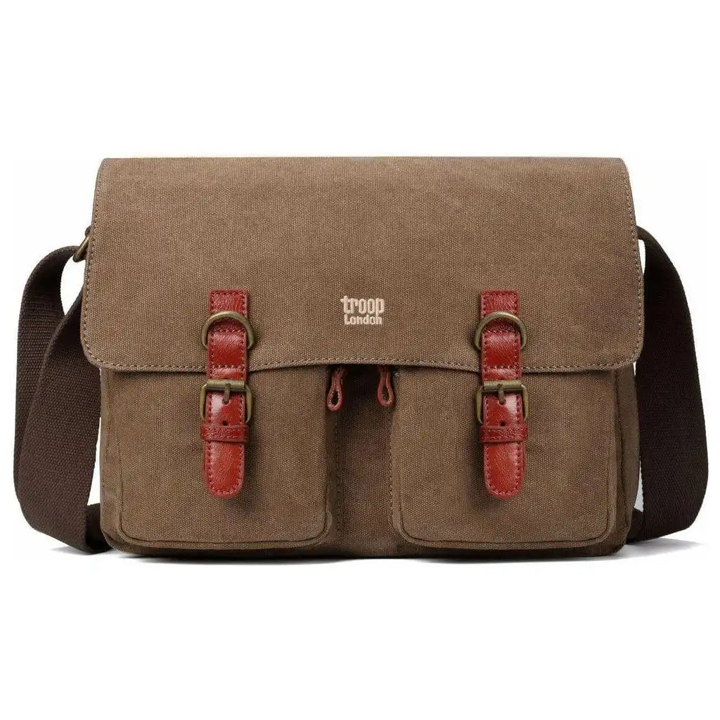 Troop London Troop London - Classic - Canvas Messenger Bag - 5 Colours Luggage & Bags > Messenger Bags > Canvas Crossbody Bags > Across body Bag > Troop London Bags > Troop London Classic Cross Body Bag emmy-jane-boutique.myshopify.com