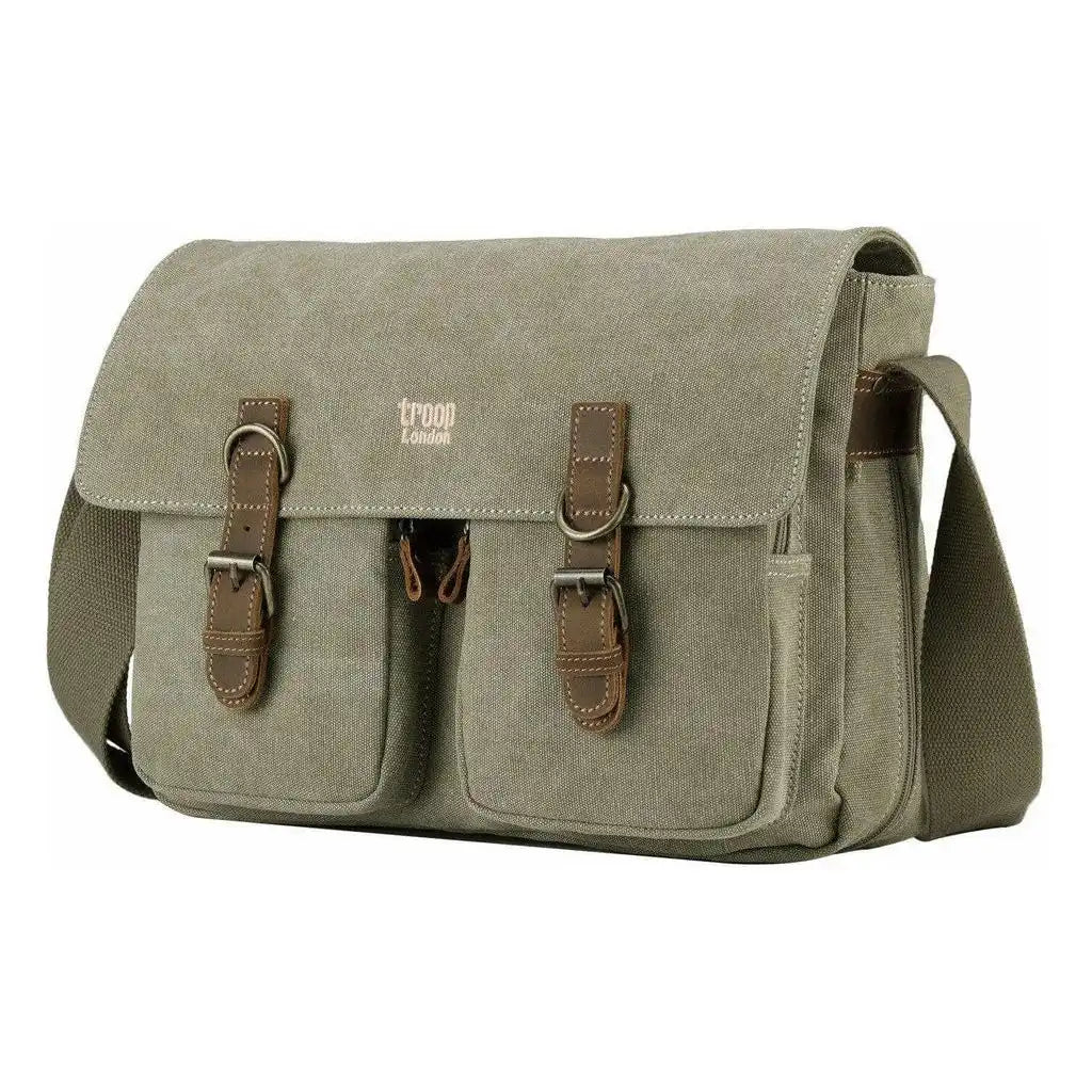 Troop London Troop London - Classic - Canvas Messenger Bag - 5 Colours Luggage & Bags > Messenger Bags > Canvas Crossbody Bags > Across body Bag > Troop London Bags > Troop London Classic Cross Body Bag emmy-jane-boutique.myshopify.com