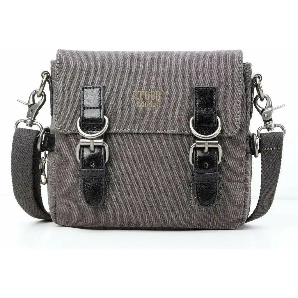 Troop London Canvas Across Body Bag - Troop London Classic - Small Travel Bag Apparel & Accessories > Handbags, Wallets & Cases > Handbags > Crossbody Bags > Troop London Bags > Canvas Across Body Bags emmy-jane-boutique.myshopify.com