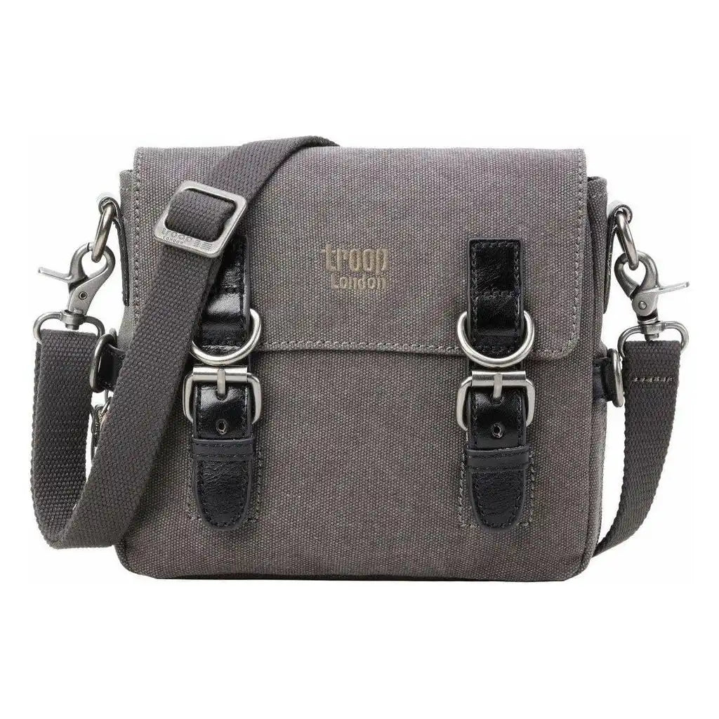 Troop London Canvas Across Body Bag - Troop London Classic - Small Travel Bag Apparel & Accessories > Handbags, Wallets & Cases > Handbags > Crossbody Bags > Troop London Bags > Canvas Across Body Bags emmy-jane-boutique.myshopify.com