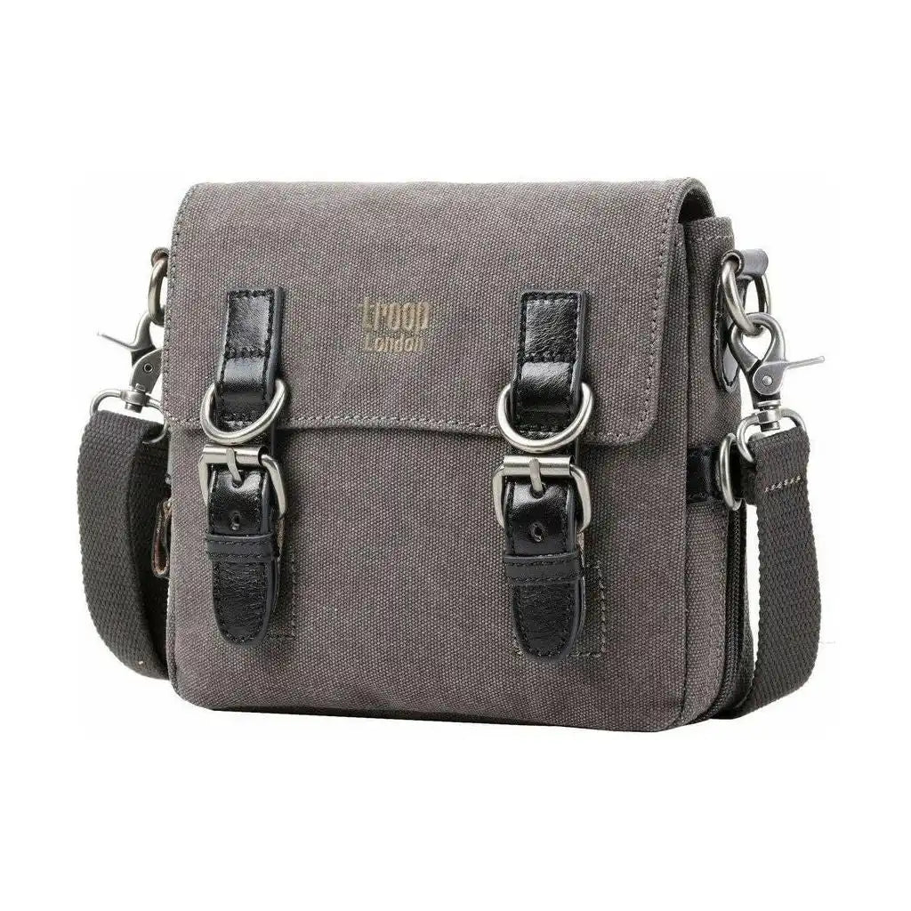 Troop London Canvas Across Body Bag - Troop London Classic - Small Travel Bag Apparel & Accessories > Handbags, Wallets & Cases > Handbags > Crossbody Bags > Troop London Bags > Canvas Across Body Bags emmy-jane-boutique.myshopify.com