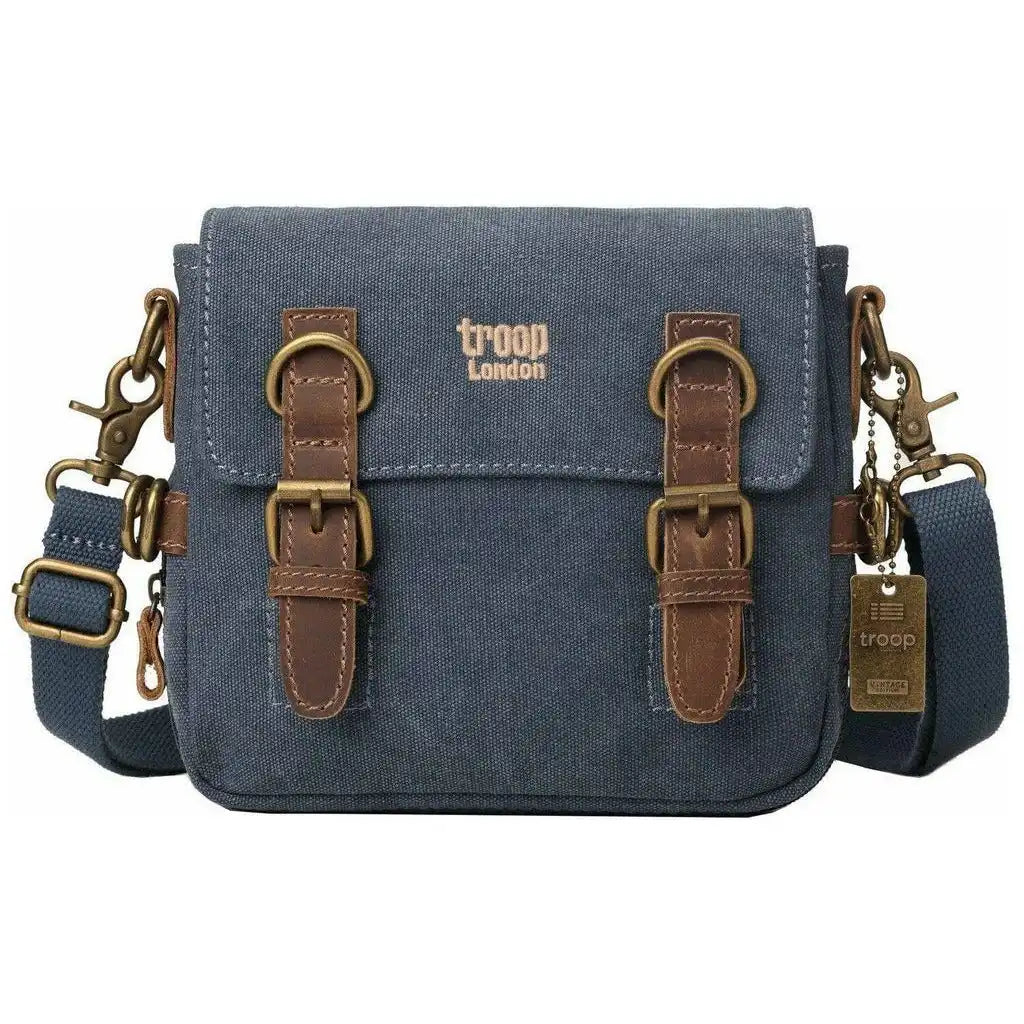 Troop London Canvas Across Body Bag - Troop London Classic - Small Travel Bag Apparel & Accessories > Handbags, Wallets & Cases > Handbags > Crossbody Bags > Troop London Bags > Canvas Across Body Bags emmy-jane-boutique.myshopify.com
