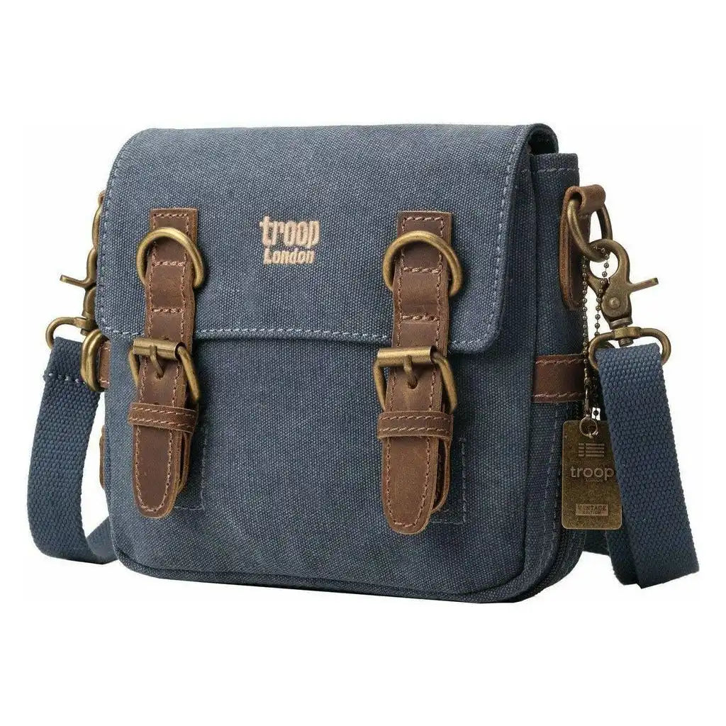 Troop London Canvas Across Body Bag - Troop London Classic - Small Travel Bag Apparel & Accessories > Handbags, Wallets & Cases > Handbags > Crossbody Bags > Troop London Bags > Canvas Across Body Bags emmy-jane-boutique.myshopify.com