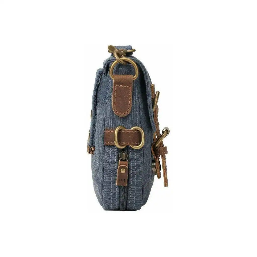 Troop London Canvas Across Body Bag - Troop London Classic - Small Travel Bag Apparel & Accessories > Handbags, Wallets & Cases > Handbags > Crossbody Bags > Troop London Bags > Canvas Across Body Bags emmy-jane-boutique.myshopify.com