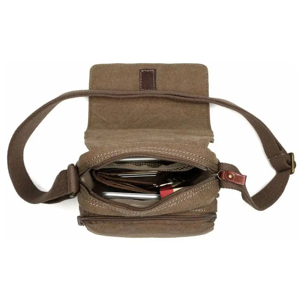 Troop London Canvas Cross Body Bag - Troop London Classic - 8 Great Colours Apparel & Accessories > Handbags, Wallets & Cases > Handbags > Crossbody Bags > Canvas Across Body Bag > Troop London Bags > Classic Canvas Bags emmy-jane-boutique.myshopify.com