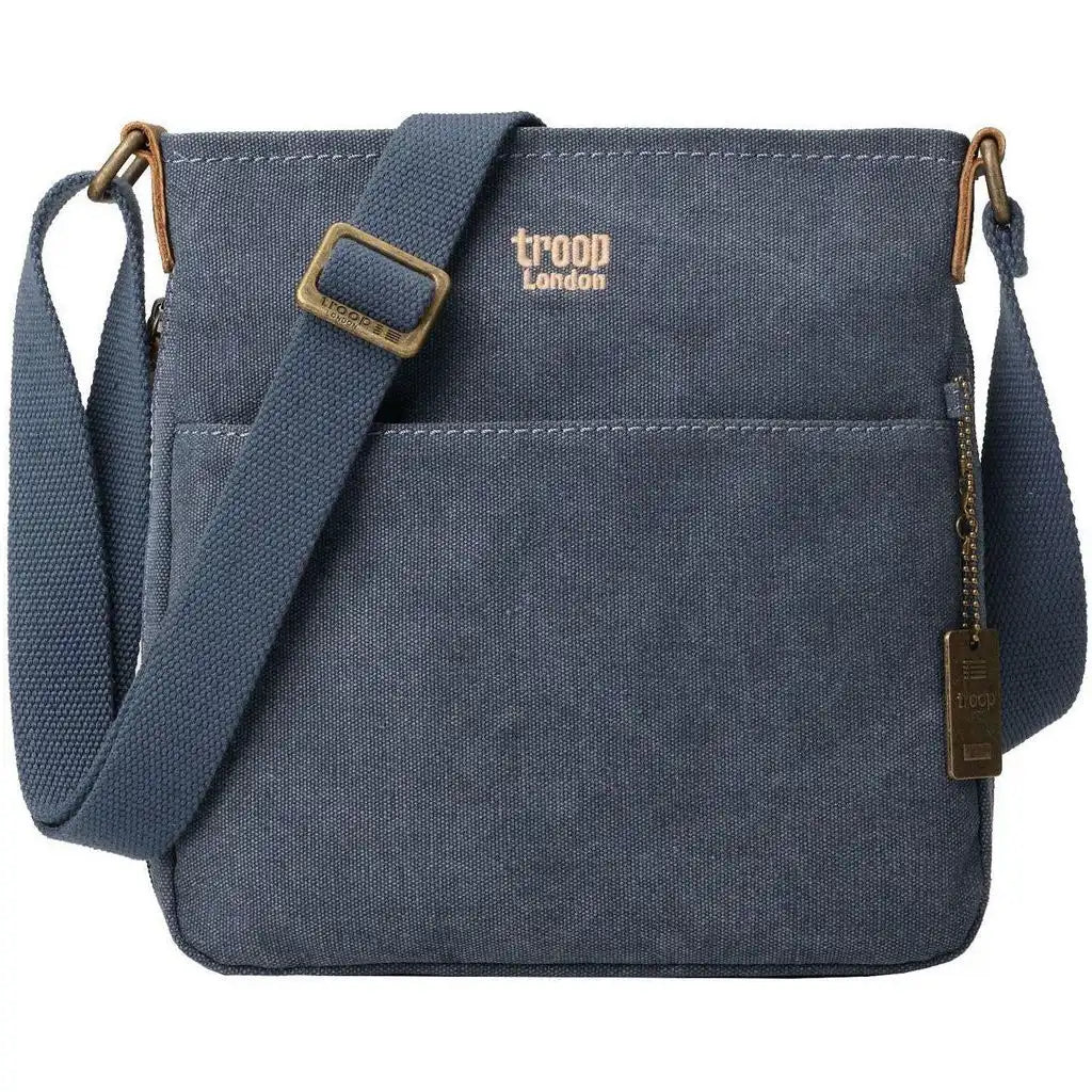 Troop London Canvas Cross Body Bag - Troop London Classic - 11 Colours Luggage & Bags > Messenger Bags > Canvas Crossbody Bags > Across body Bag > Troop London Bags > Troop London Classic Cross Body Bag emmy-jane-boutique.myshopify.com