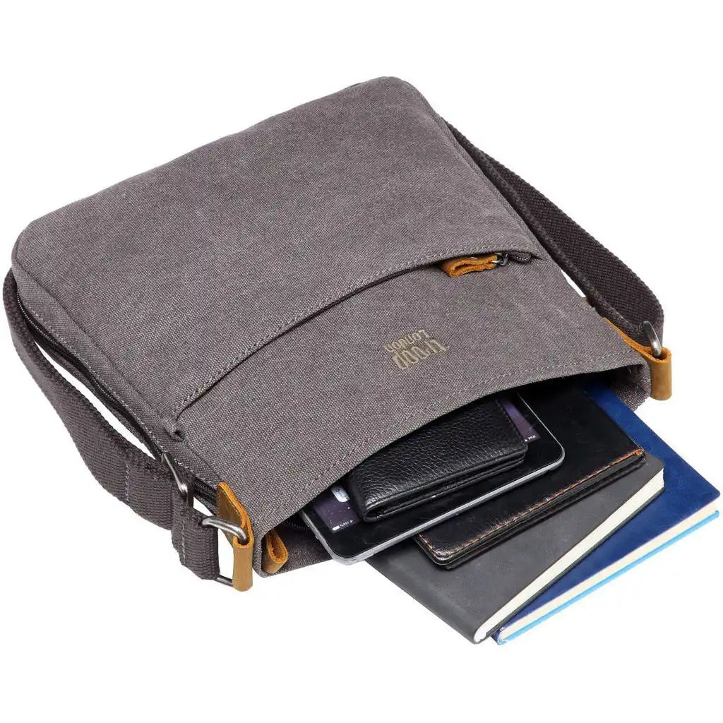 Troop London Canvas Cross Body Bag - Troop London Classic - 11 Colours Luggage & Bags > Messenger Bags > Canvas Crossbody Bags > Across body Bag > Troop London Bags > Troop London Classic Cross Body Bag emmy-jane-boutique.myshopify.com