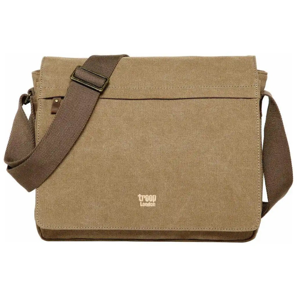 Troop London Troop London - Classic Canvas Laptop Messenger Bag Luggage & Bags > Messenger Bags >Troop London Bags > Classic Canvas Bags > Laptop Messenger Bags emmy-jane-boutique.myshopify.com