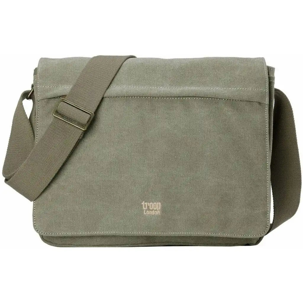 Troop London Troop London - Classic Canvas Laptop Messenger Bag Luggage & Bags > Messenger Bags >Troop London Bags > Classic Canvas Bags > Laptop Messenger Bags emmy-jane-boutique.myshopify.com